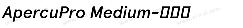 ApercuPro Medium字体转换 ApercuPro Medium字体转换